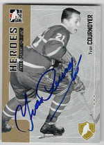 Yvan Cournoyer Signed 2005-06 In The Game Heroes and Prospects Hockey Card - Montreal Canadiens
