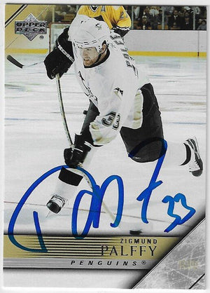 Zigmund Palffy Signed 2005-06 Upper Deck Hockey Card - Pittsburgh Penguins