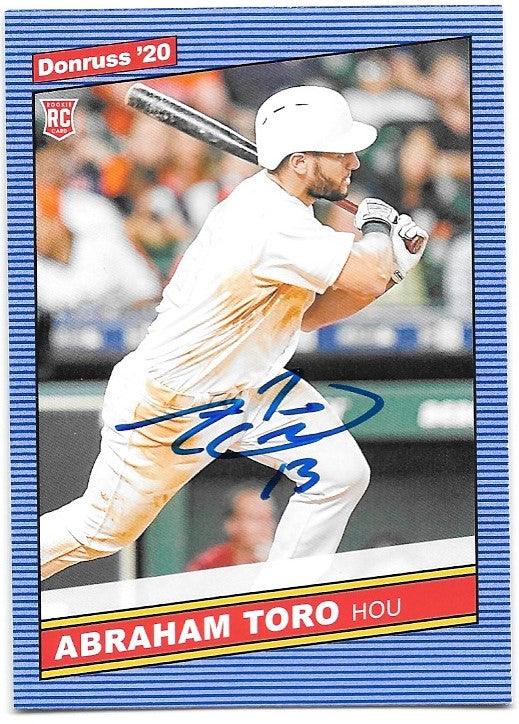 Abraham Toro Signed 2020 Donruss Baseball Card - Houston Astros - PastPros