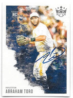Abraham Toro Signed 2020 Panini Diamond Kings Baseball Card - Houston Astros