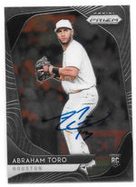 Abraham Toro Signed 2020 Panini Prizm Baseball Card - Houston Astros