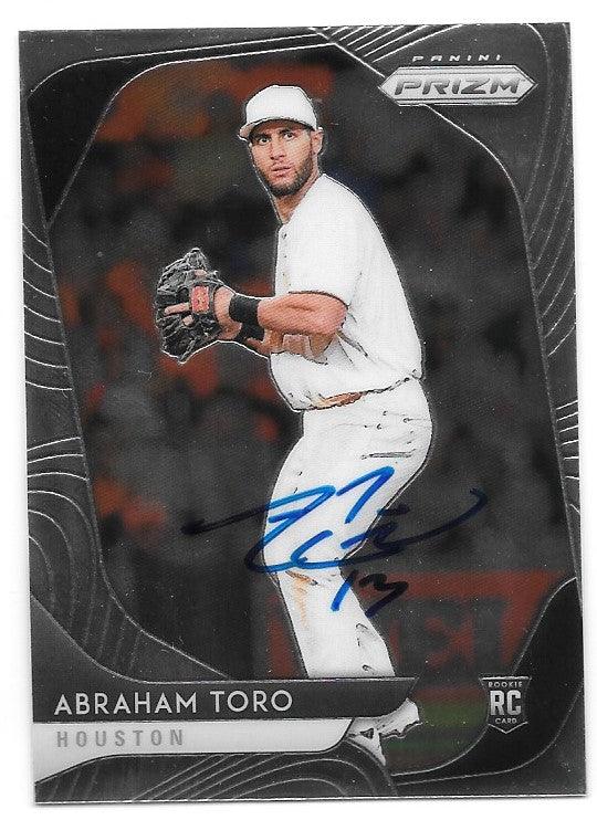 Abraham Toro Signed 2020 Panini Prizm Baseball Card - Houston Astros - PastPros