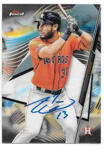 Abraham Toro Signed 2020 Topps Finest Baseball Card - Houston Astros