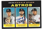 Abraham Toro Signed 2020 Topps Heritage Rookies Baseball Card - Houston Astros