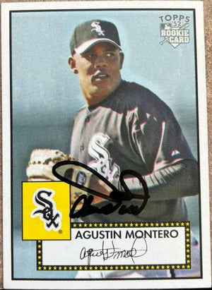 Agustin Montero Signed 2006 Topps 1952 Edition Baseball Card - Chicago White Sox