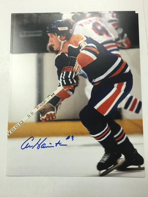 Al Hamilton Signed 8x10 Color Photo - Edmonton Oilers - PastPros