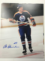 Al Hamilton Signed 8x10 Color Photo - Edmonton Oilers - PastPros