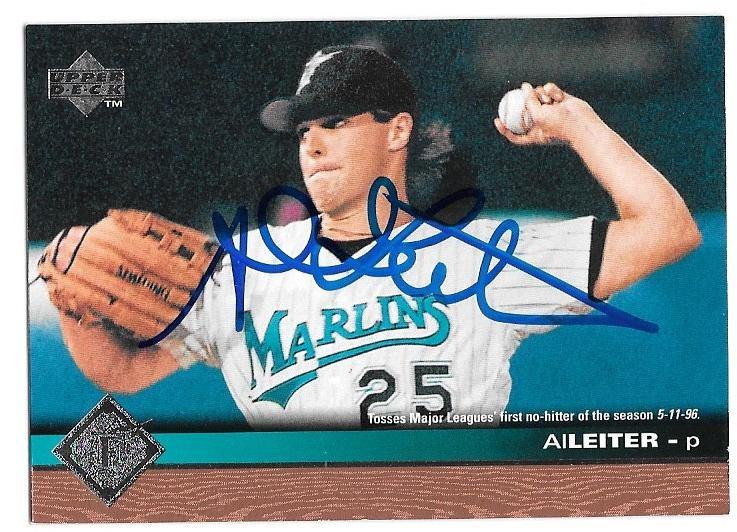 Al Leiter Signed 1997 Upper Deck Baseball Card - Florida Marlins - PastPros