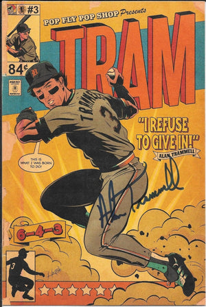Alan Trammell "Tram" Pop Fly Pop Shop Print 67 – Signed by Alan Trammell & Daniel Jacob Horine - PastPros