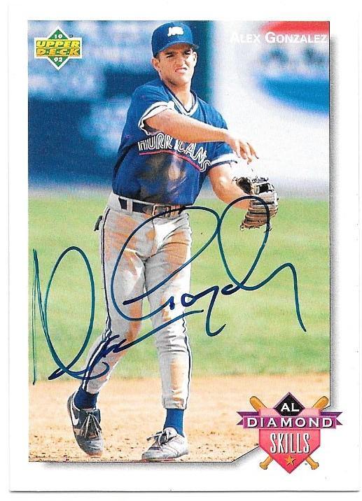 Alex Gonzalez Signed 1992 Upper Deck Minors Diamond Skills Baseball Card - Toronto Blue Jays - PastPros
