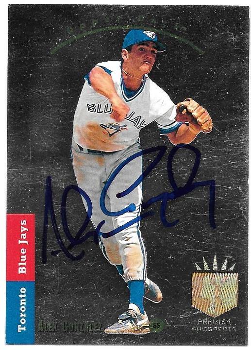 Alex Gonzalez Signed 1993 SP Baseball Card - Toronto Blue Jays - PastPros