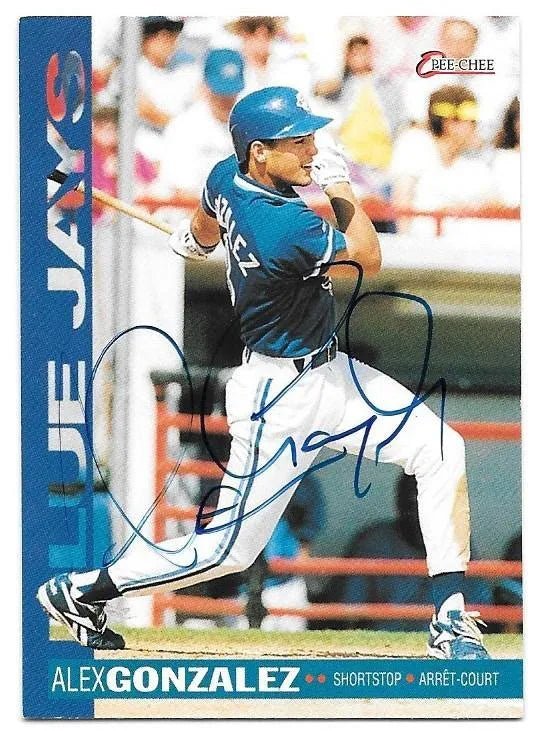 Alex Gonzalez Signed 1994 O-Pee-Chee Baseball Card - Toronto Blue Jays
