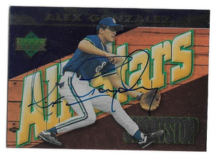 Alex Gonzalez Signed 1994 Upper Deck Minors A/S Baseball Card - Toronto Blue Jays - PastPros