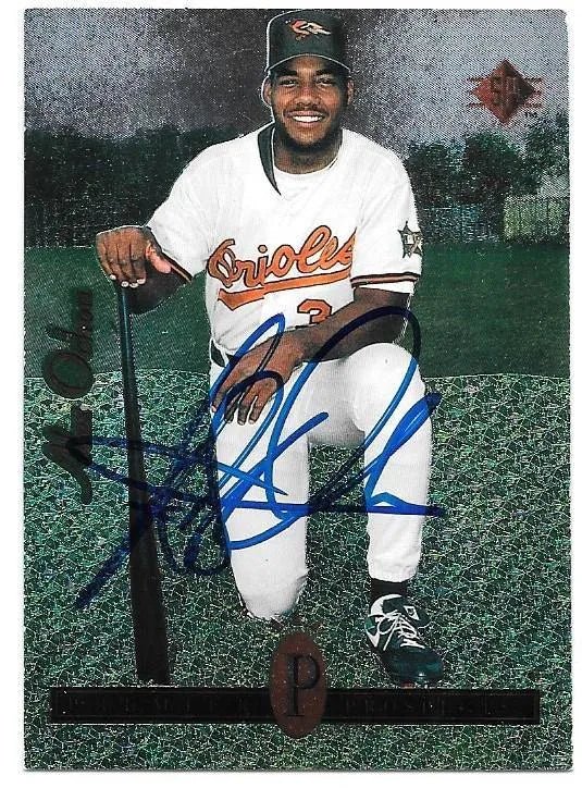 Alex Ochoa Signed 1994 SP Baseball Card - Baltimore Orioles
