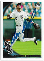 Alexei Ramirez Signed 2010 Topps Baseball Card - Chicago White Sox - PastPros