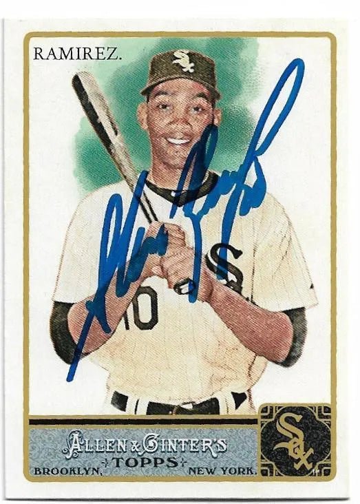 Alexei Ramirez Signed 2011 Allen & Ginter Baseball Card - Chicago White Sox
