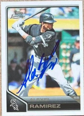 Alexei Ramirez Signed 2011 Topps Lineage Baseball Card - Chicago White Sox