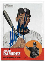 Alexei Ramirez Signed 2012 Topps Heritage Baseball Card - Chicago White Sox - PastPros