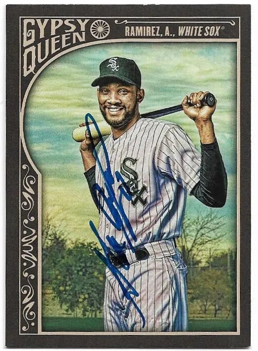Alexei Ramirez Signed 2015 Gypsy Queen Baseball Card - Chicago White Sox