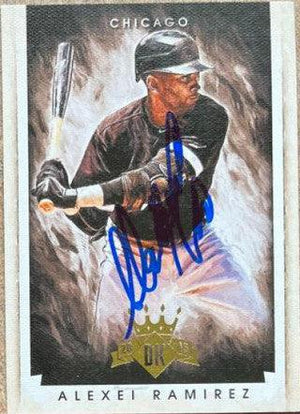 Alexei Ramirez Signed 2015 Panini Diamond Kings Baseball Card - Chicago White Sox - PastPros