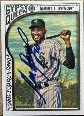 Alexei Ramirez Signed 2015 Topps Gypsy Queen (Paper Frame White) Baseball Card - Chicago White Sox