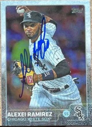 Alexei Ramirez Signed 2015 Topps Limited Baseball Card - Chicago White Sox