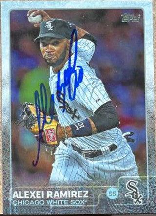 Alexei Ramirez Signed 2015 Topps Limited Baseball Card - Chicago White Sox - PastPros