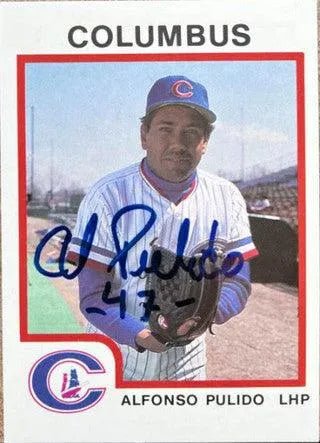 Alfonso (Al) Pulido Signed 1987 Pro Cards Baseball Card - Columbus Clippers