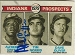 Alfredo Griffin Signed 1979 Topps Baseball Card - Cleveland Indians