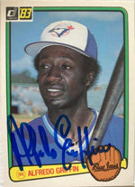 Alfredo Griffin Signed 1983 Donruss Baseball Card - Toronto Blue Jays - PastPros