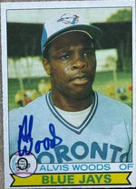 Alvis Woods Signed 1979 O-Pee-Chee Baseball Card - Toronto Blue Jays