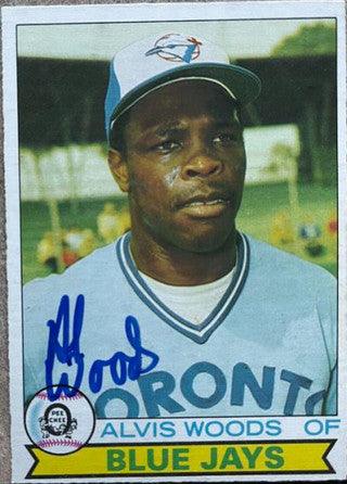 Alvis Woods Signed 1979 O-Pee-Chee Baseball Card - Toronto Blue Jays - PastPros