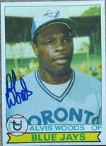 Alvis Woods Signed 1979 Topps Baseball Card - Toronto Blue Jays