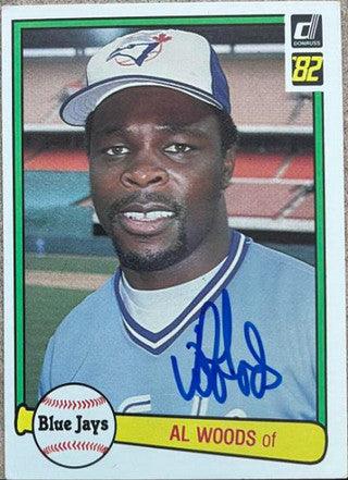 Alvis Woods Signed 1982 Donruss Baseball Card - Toronto Blue Jays - PastPros