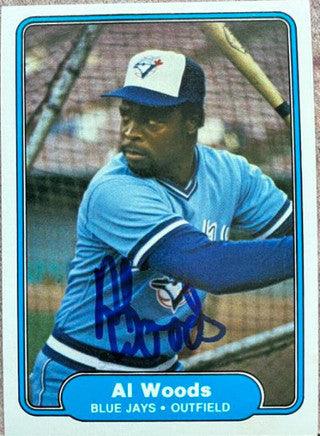 Alvis Woods Signed 1982 Fleer Baseball Card - Toronto Blue Jays - PastPros