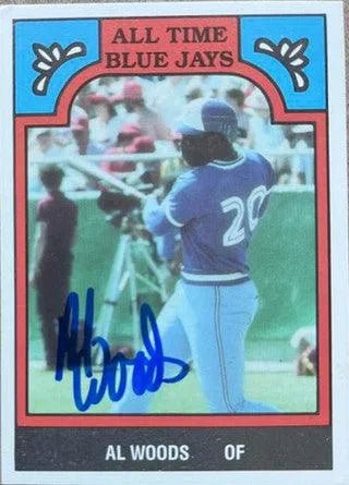 Alvis Woods Signed 1986 TCMA All-Time Blue Jays Baseball Card - Toronto Blue Jays