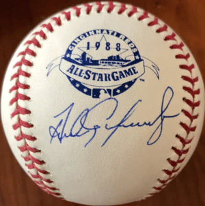 Andres Galarraga Signed 1988 All - Star Game Baseball - PastPros