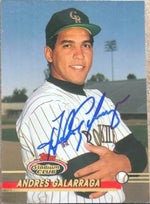 Andres Galarraga Signed 1993 Stadium Club Baseball Card - Colorado Rockies