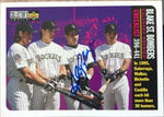 Andres Galarraga Signed 1996 Collector's Choice Baseball Card - Colorado Rockies