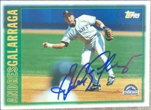 Andres Galarraga Signed 1997 Topps Baseball Card - Colorado Rockies - PastPros
