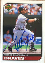 Andres Galarraga Signed 1998 Upper Deck Retro Baseball Card - Atlanta Braves