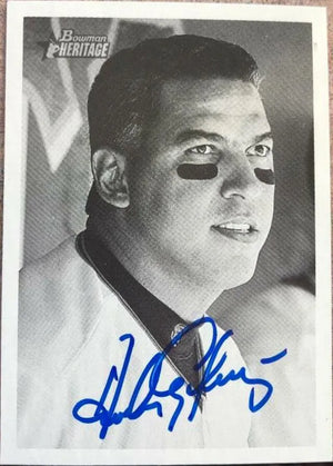 Andres Galarraga Signed 2001 Bowman Heritage Baseball Card - Atlanta Braves - PastPros