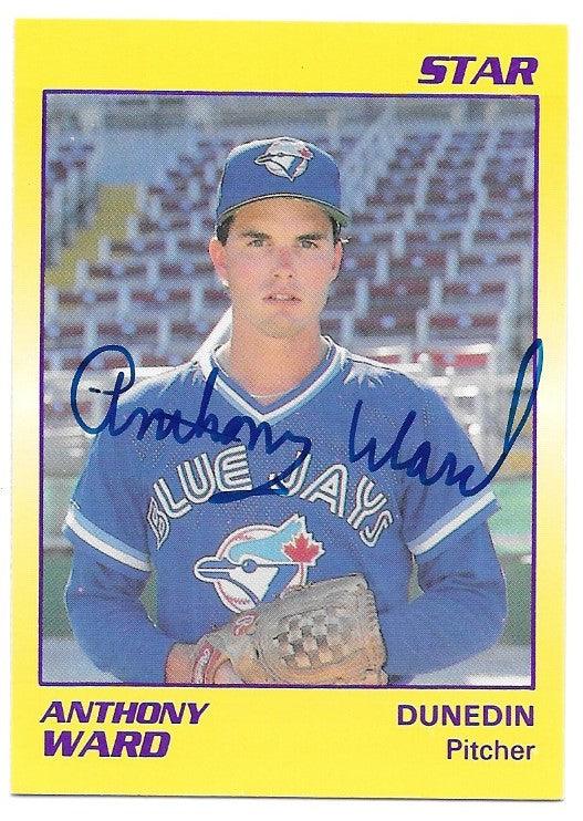 Anthony Ward Signed 1990 Star Baseball Card - Dunedin Blue Jays - PastPros
