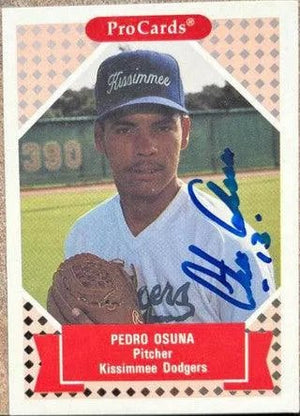 Antonio Osuna Signed 1991-92 ProCards Tomorrow's Heroes Baseball Card