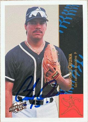 Antonio Osuna Signed 1994-95 Fleer Excel Baseball Card - San Antonio Missions - PastPros