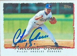Antonio Osuna Signed 1995 Topps Traded & Rookies Baseball Card - Los Angeles Dodgers - PastPros