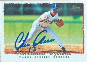 Antonio Osuna Signed 1995 Topps Traded & Rookies Baseball Card - Los Angeles Dodgers