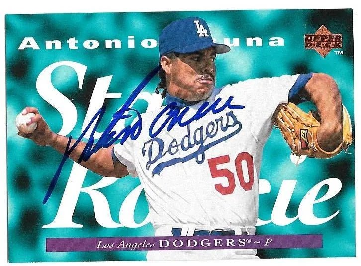 Antonio Osuna Signed 1995 Upper Deck Baseball Card - Los Angeles Dodgers