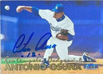 Antonio Osuna Signed 1999 Fleer Tradition Baseball Card - Los Angeles Dodgers