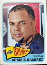 Aramis Ramirez Signed 2014 Topps Heritage Baseball Card - Milwaukee Brewers - PastPros